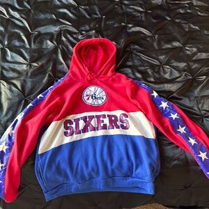Mitchell & Ness 76ers XL Hoodie RETRO